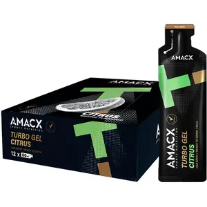 Comparateur de prix : Amacx Boîte De Gels énergétiques Turbo Agrumes 60ml 12 Unités One Size