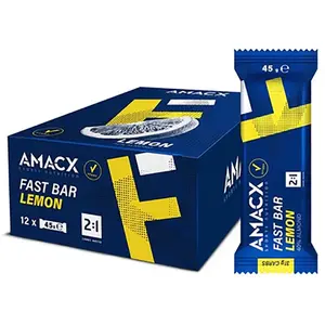 Barre énergétique Amacx Fast Bar goût citron (12 unités)Vendu paramazon