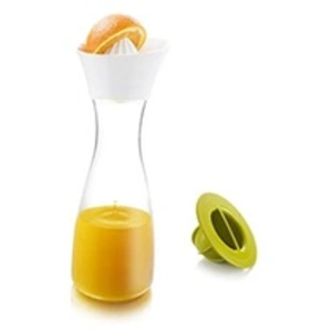 Vacuvin Carafe avec Presse-Agrume Plastique Transparent/Vert 29 cm pas cher