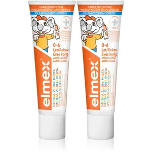 Elmex Caries Protection Kids dentifrice pour enfant 2 x 50 ml pas cher