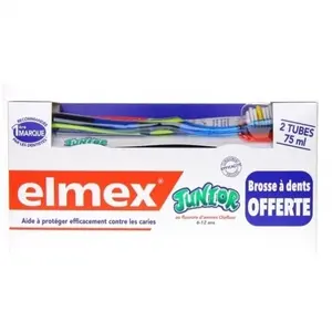 Elmex dentifrice junior 2x75 mlVendu parparasanteonline