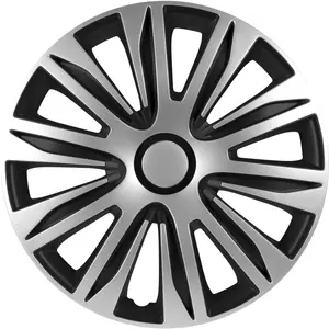 Comparateur de prix : AUTO-STYLE Jeu d'enjoliveurs Nardo 14-inch argent/noir