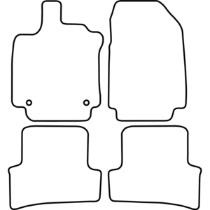 Comparateur de prix : AUTO-STYLE Set de tapis de sol compatible avec Renault Clio D 2012-2019
