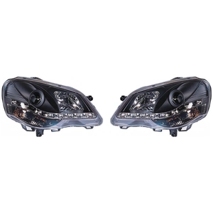 AUTO-STYLE Set phares DRL-Look pour Volkswagen Polo 9N2 2005-2009 - Noir DLVWK56JVendu parwinparts