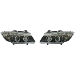 AutoStyle Set phares DRL-Look pour BMW Série 3 E90/E91 2005-2008 - Noir DLBMK19JVendu parwinparts