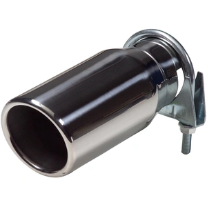 Comparateur de prix : AUTO-STYLE Embout d'échappement Inox - rond 76mm - longueur 178mm - 40-58mm joint