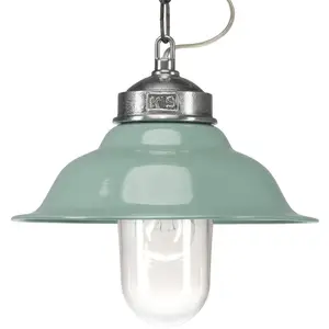 K.S. Verlichting Suspension vintage verte Porto Fino pas cher