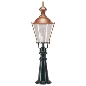 K.S. Verlichting Borne lumineuse traditionnelle Pantar, noirVendu parluminaire