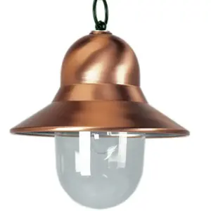 K.S. Verlichting Suspension d'extérieur Toscane, couleur cuivre, suspension verteVendu parluminaire