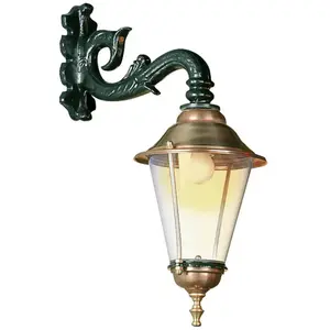 K.S. Verlichting Hoorn - applique d'extérieur, douille en bas, vertVendu parluminaire