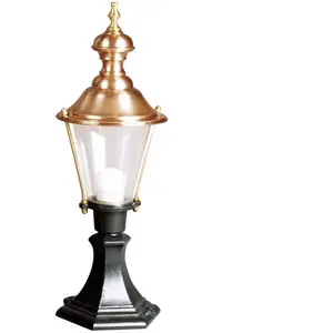 K.S. Verlichting Luminaire pour socle Luuk, noir/cuivre, hauteur 56 cmVendu parluminaire