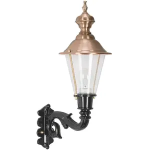 K.S. Verlichting Applique d'extérieur Hoorn, douille en haut, noirVendu parluminaire