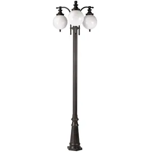 K.S. Verlichting Lampadaire d'extérieur Madeira à 3 lampes anthraciteVendu parluminaire