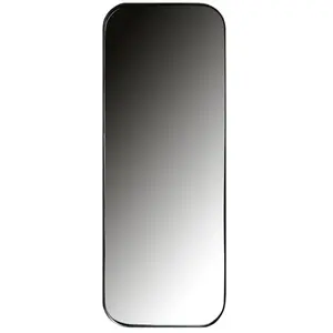 WOOOD Miroir en métal noir rectangulaire 40x110