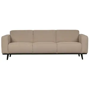 BePureHome STATEMENT - Canapé 3 places en tissu beige pas cher