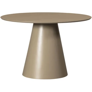 WOOOD Table à manger 4 personnes ronde en bois - Taupe pas cher