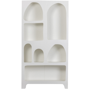 Comparateur de prix : WOOOD Etagère design avec trous en bois blanc