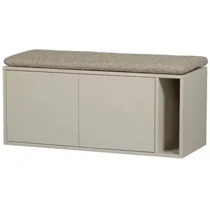 vtwonen Meubles à chaussures en bois L108cm - Grège pas cher