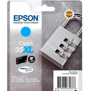 Comparateur de prix : Epson 35XL (C13T35924010) - Cyan - Cartouche d'encre - Grande capacité