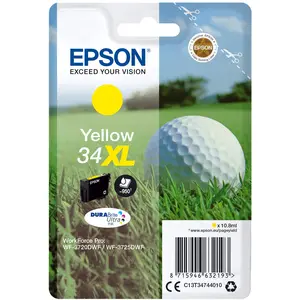 Epson C13T34744020 Cartouches d'Encre Originales 34 XL - Jaune pas cher