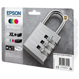 Pack de Cartouche d encre Epson Cadenas noir XL+ 3 couleurs TU pas cher