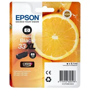 Epson Claria Premium 33 Cartouche d'encre C13T33614010 XL Photo Noir pas cher