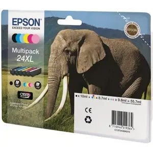 Comparateur de prix : Pack de Cartouche d encre Epson Elephant 6 couleurs XL TU