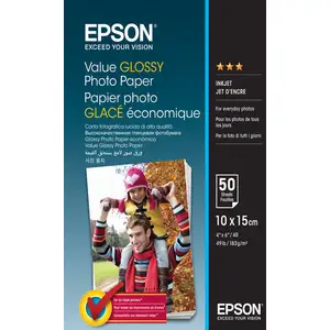 Comparateur de prix : Papier photo - EPSON - 100 mm x 150 mm - Brillant - 50 Feuilles