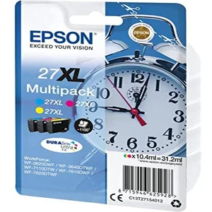 Comparateur de prix : Epson Alarm clock Multipack 'Réveil' 27XL - EncreDURABrite Ultra C,M,J