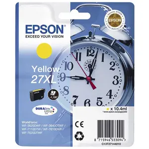 Comparateur de prix : Epson Alarm clock Cartouche "Réveil" 27XL - Encre DURABrite Ultra J