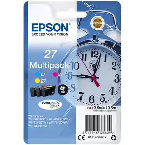 Comparateur de prix : Epson 27 Réveil Multipack 3 Couleurs Encre DURABrite Ultra