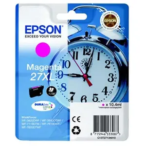 Comparateur de prix : Epson Alarm clock Cartouche "Réveil" 27XL - Encre DURABrite Ultra M