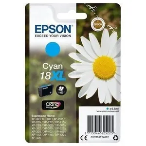 Comparateur de prix : Epson - Cartouche d'encre T1812 xl Cyan - Pâquerette (C13T18124012)