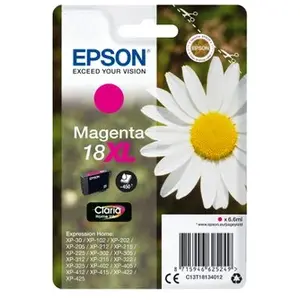 Comparateur de prix : Epson Daisy Cartouche "Pâquerette" 18XL - Encre Claria Home M TU