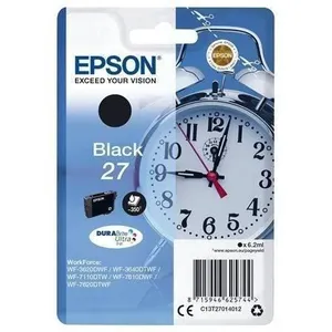 Comparateur de prix : Epson Alarm clock Cartouche "Réveil" 27 - Encre DURABrite Ultra N