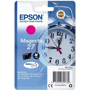 Epson Alarm clock Cartouche "Réveil" 27 - Encre DURABrite Ultra M pas cher