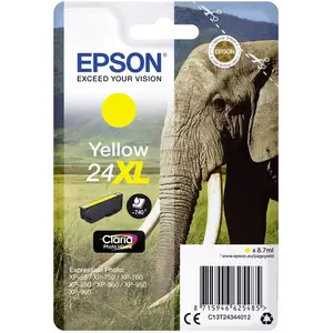 Comparateur de prix : Epson Elephant Cartouche "Eléphant" - Encre Claria Photo HD J (XL)