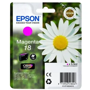 Comparateur de prix : Cartouche d'encre Epson 18 Magenta - Claria Home Ink - 3.3 ml