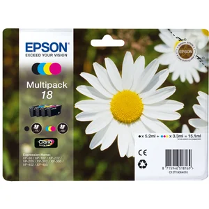 Comparateur de prix : Epson Daisy Multipack "Pâquerette" 18 - Encre Claria Home N,C,M,J