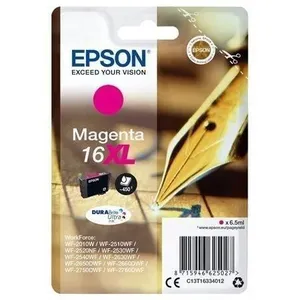 Comparateur de prix : EPSON Cartouche d'encre T1633 XL Magenta - Stylo Plume (C13T16334012)