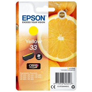 Comparateur de prix : Cartouche d'encre EPSON T3344 Jaune Premium Série Orange TU