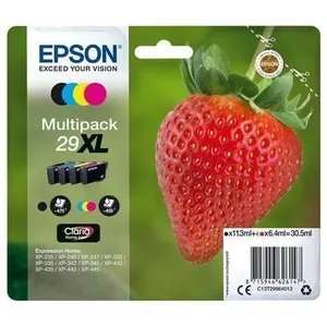 Comparateur de prix : Epson Strawberry Multipack "Fraise" 29XL - Encre Claria Home N,C,M,J