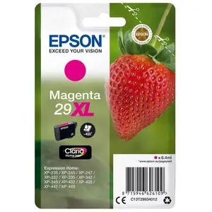 Cartouche d'encre originale Epson 29 XL Magenta (10 Unités) pas cher