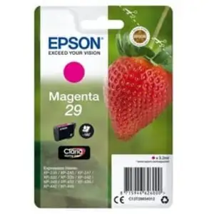 Comparateur de prix : EPSON Cartouche d'encre T2983 Magenta - Fraise (C13T29834012)