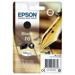 Comparateur de prix : EPSON Cartouche d'encre T1621 noir - Stylo Plume (C13T16214012)