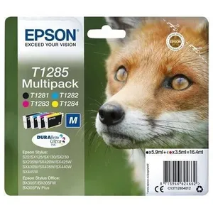 Comparateur de prix : Pack de 4 cartouches Epson C 13 T 12854012 Noir, Jaune, Cyan, Magenta