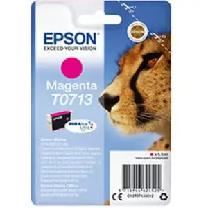 Epson - Cartouche d'encre T0713 Magenta - Guépard (C13T07134012)