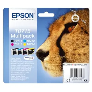 Comparateur de prix : Cartouche d'encre originale Epson C13T07154012 Cyan Magenta Jaune Noir