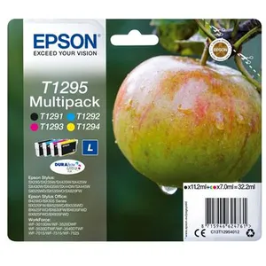 Comparateur de prix : Epson T1295 Multipack - Pack de 4 - 32.2 ml - taille L - noir, jaune, cyan, magenta - original - cartouche d'encre - pour Stylus SX230, SX235, SX430, SX438; WorkForce WF-...