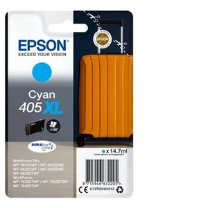 Conso imprimantes - EPSON - 405XL - Cyan / 1100 pages C13T05H24010 pas cher
